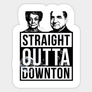 Straight Outta Downton Sticker